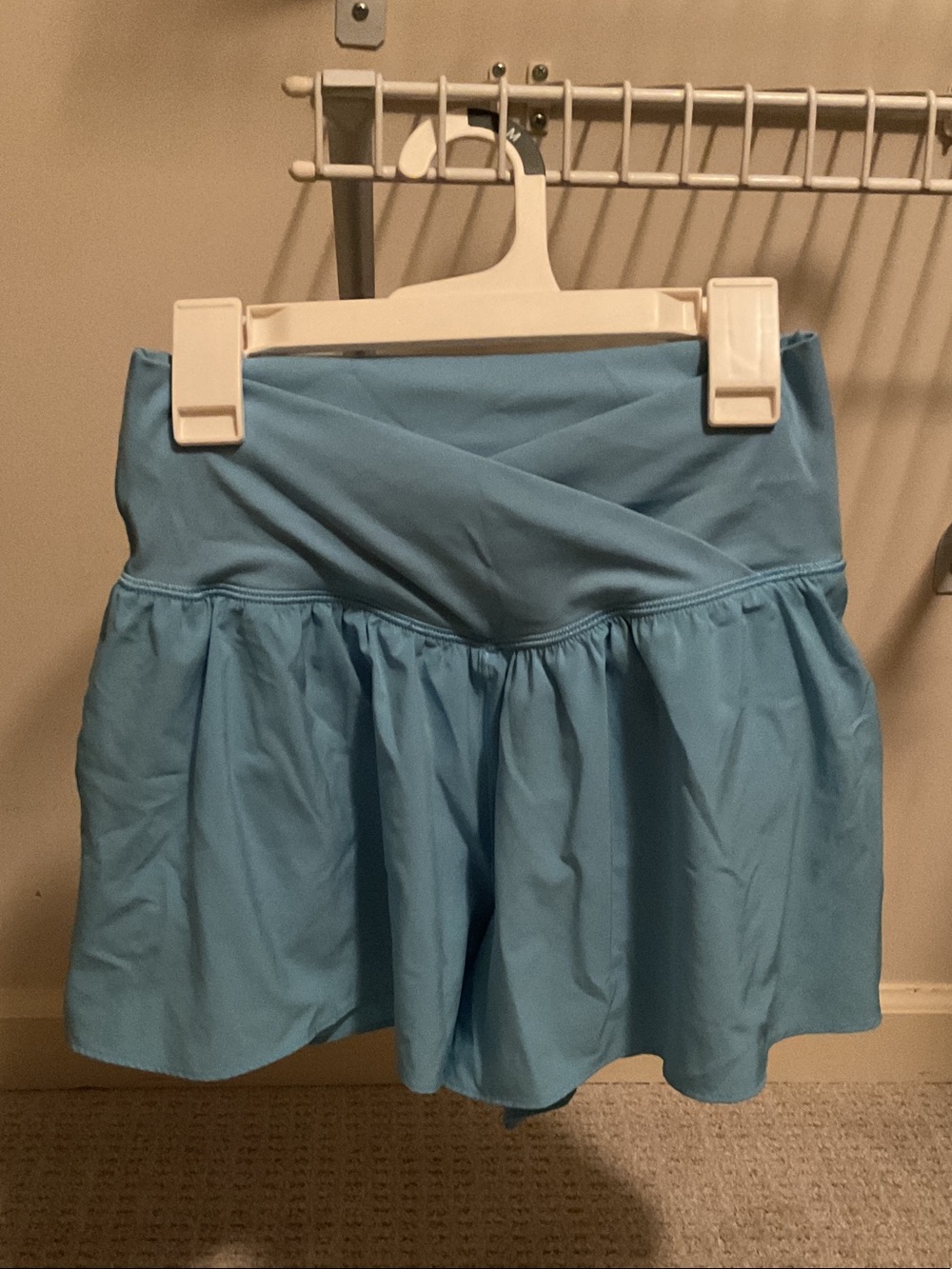 American Eagle Crossover Flowy Shorts Size S Moody Blues